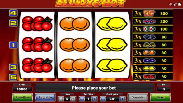 Always Hot Slot Online