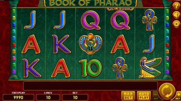 Book of Pharao Slot Machine